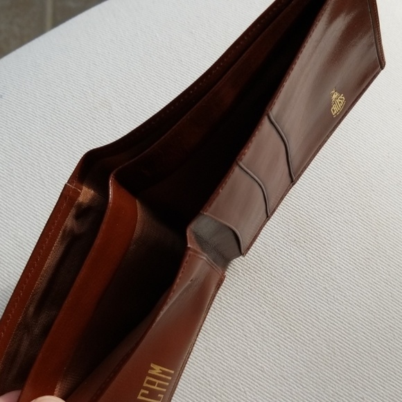 New Mark Cross Bifold Wallet With Snap Pocket - Picture 4 of 8